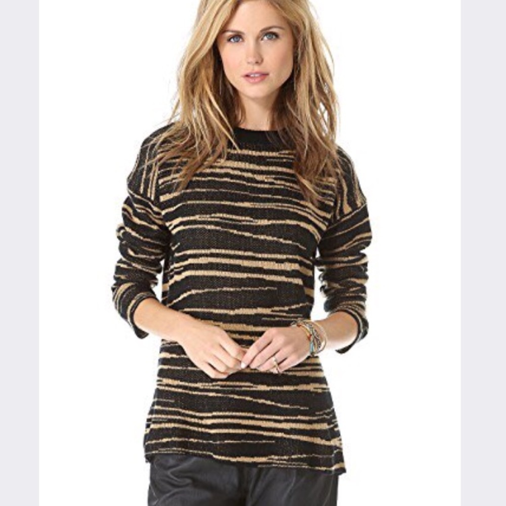 NWT Lovers + Friends wildcat sweater, M